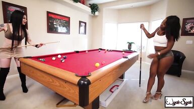 Best Pool Game! Lesbians Kris Riot & Harmonie Marquis Had A Lot Of Fun - 3 image