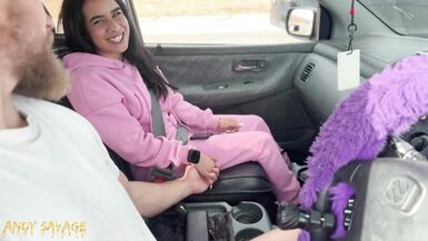 Happy Latina sucks white boyfriend cock for BIG FACIAL - 2 image