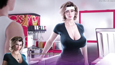 Apocalust - Perfect MILF Stepmom With Big Boobs Gets Fucked By Her Tenant With Massive 10 Inch Cock, MILF Gets Her Huge Sized Boobs Cum Covered - 3D Хентай Порно Игры - 2 image