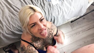 Homemade Milf Blowjob, facefuck and facial - 13 image