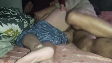 Sharing a Bed with my Hot MILF Stepmom - Anal Creampie - 12 image