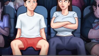 Me and my step sis had a fun in cinema hall and i like it . summertime saga - 3 image