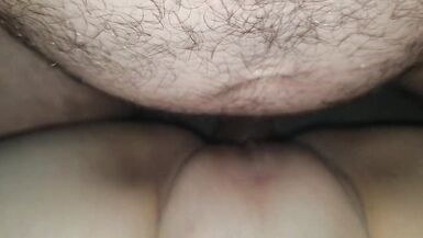 Daddy teases me with his big cock. He fucks me deep and squirts my pussy well. - 4 image