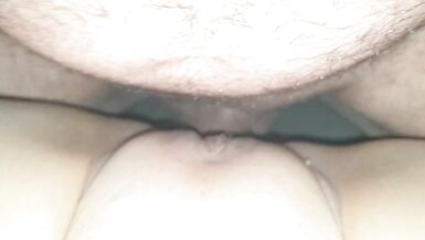 Daddy teases me with his big cock. He fucks me deep and squirts my pussy well. - 8 image