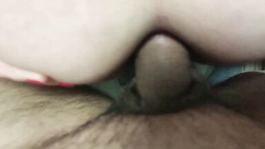 POV ANAL - Caliente Sexy Madrastra MILF follada en su culo grande Doggystyle y consigue Creampie en Asshole - 13 image