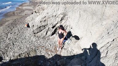 Milf is Shocked! She had to Suck&Fucks on the Beach!1 - 6 image