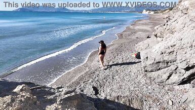 Milf is Shocked! She had to Suck&Fucks on the Beach!1 - 7 image
