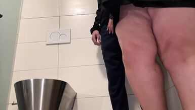 I couldn't resist and cum on my mother-in-law's thigh - 1 image