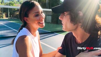 Step Mom's Sensual Serve & Volley - Cassie Del Isla - 2 image