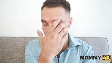 MOMMY4K. Russian blonde Mommy was too horny to stop sucking a huge dick - 6 image