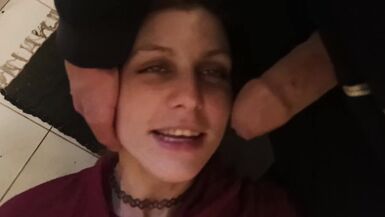 Pussy Play in Toilet with Cock Around Me - 15 image