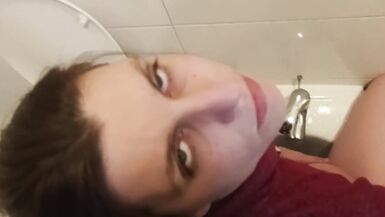 Pussy Play in Toilet with Cock Around Me - 5 image