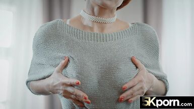 5KPORN Horny MILF Ola Ramona Loves Inexperienced Cock - 1 image