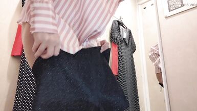 Naughty sexy milf tries on naked clothes. Latina hairy pussy tries on clothes. - 7 image
