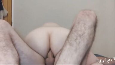 She impales herself to get anal and hits him hard - 15 image