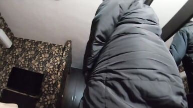 Milfycalla Face Fucking, Doggystyle and Cumming Over My Long Black Winter Jacket 183- I Love Filming in This Long Black Winter J - 4 image