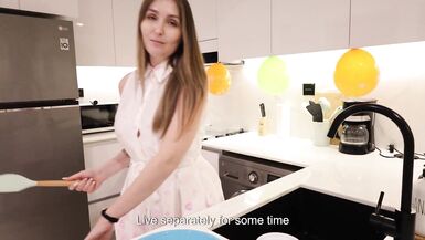 I fucked my friend's mom in the kitchen after his birthday - 4 image