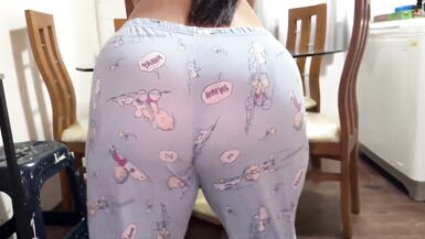 Mother-in-law shows off BIG ASS to son-in-law who ends up fucking her  - 2 image