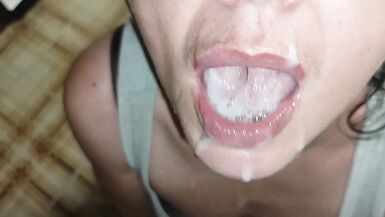 Cum in Mouth and Anal Creampie Amateur Mature MILF Compilation - 14 image