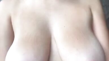 My inexperienced wife shows her milky tits and tender pussy - 5 image