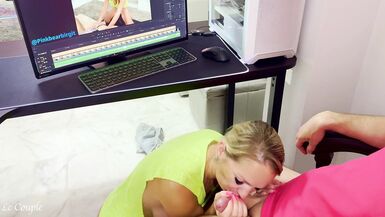 Wife(Pinkbearbirgit) teasing back husband for earlier made Sybian video - 14 image