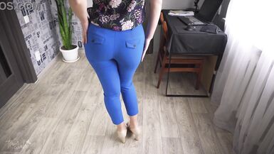 Colleague Teases Ass In Super Tight Trousers - 10 image