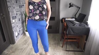 Colleague Teases Ass In Super Tight Trousers - 11 image