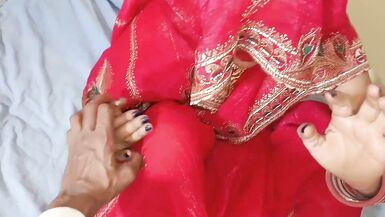 She was changing her panties in her bedroom, brother-in-law took it off and fucked her with clear Hindi audio - 2 image