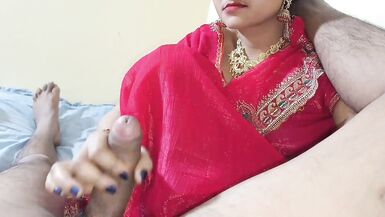 She was changing her panties in her bedroom, brother-in-law took it off and fucked her with clear Hindi audio - 5 image