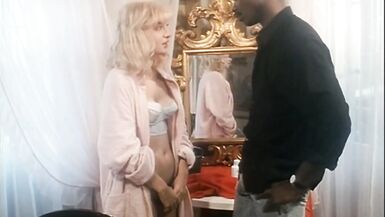 Moana Pozzi and Another Slut with Hairy Pussy Fucked and Cummed in Mouth by Big Cocks - 12 image