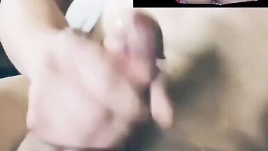 Cum tribute on my sexy aunty pussy I can't control my voice loudly.