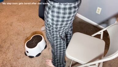 Interrupted my step son gaming to make him cum - 1 image