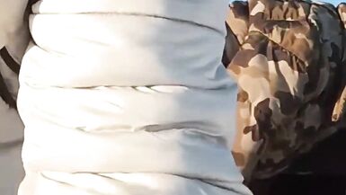 Seduced stepmother in the field in winter - 10 image