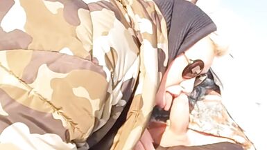 Seduced stepmother in the field in winter - 9 image