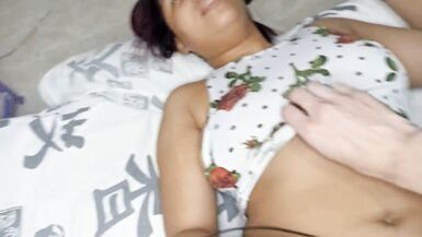 STEPMOM, WHAT ARE YOU DOING IN MY ROOM? I'M SORRY, BUT MY DICK IS HARD, AND I'M GOING TO HAVE TO FUCK YOU. - 8 image