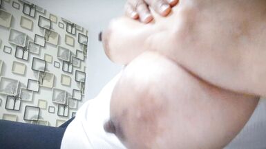Big natural tits horny latina - Loves to play her tits - 10 image