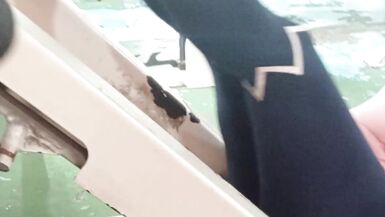 invite the big ass from the gym after her leg routine - 1 image