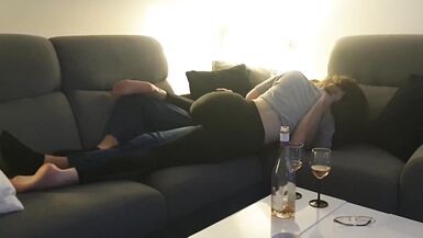 Fun making out - foreplay session with my lover, before sex ... with hubby filming us - 11 image