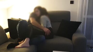 Fun making out - foreplay session with my lover, before sex ... with hubby filming us - 3 image