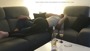 Fun making out - foreplay session with my lover, before sex ... with hubby filming us - 9 image