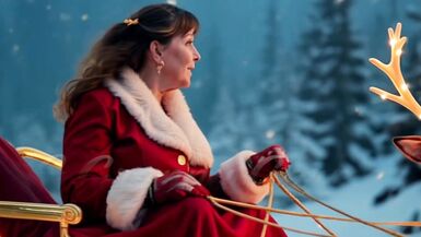 Granny Carmen Claus: Elvish Dildo Fucking Mrs! - 2 image