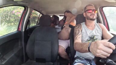 Ted hitched a ride with Mari and Chell and got a inexperienced girl in the back seat - Candy Debby - 14 image