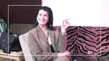 Hot brunette MILF can handle three stiff tools in her fuck holes - 3 image