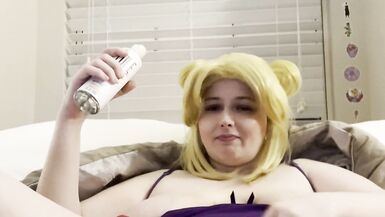 BBW Sailor Moon cosplay masturbação - 10 image