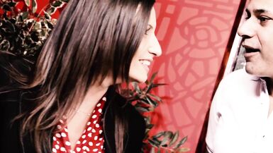 Horny Brunette Milf With Big Boobs Sucks Cock And Gets Fucked In A Bar