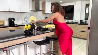 I Catch My Thick-ass Maid Jerking off and Give Her My BBC - Carla Morelli & Brandon