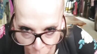 Mom Sucks off Step Son Cock while his Dad is on the Phone ***ROLE PLAY*** - 12 image