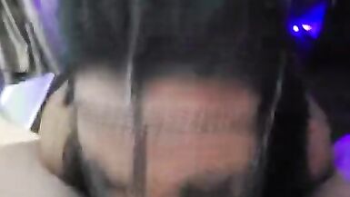 masked blowjob high from molly - 2 image