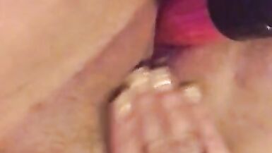 Rub down to Porn with Toys! Butt Plug, Glasses, Real Orgasm, Fat Pussy - 3 image
