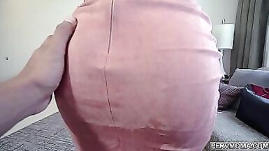 Abby Lee Brazil bends over and rubs her ass on her stepsons cock gyrating her hips until they are both hot and bothered - 1 image